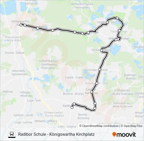 Автобус 716: карта маршрута