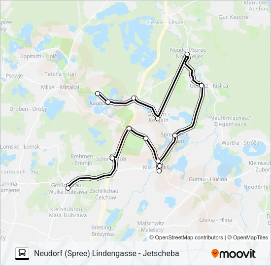 717 Bus Line Map