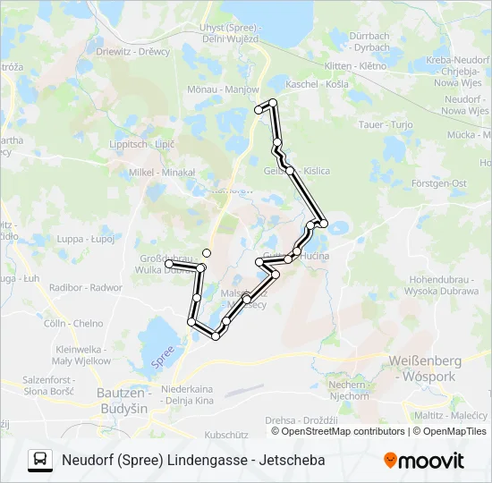 717 Bus Line Map