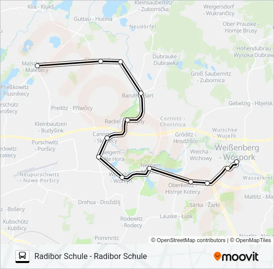 Автобус 719: карта маршрута