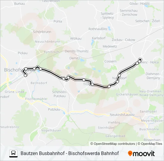 723 Bus Line Map