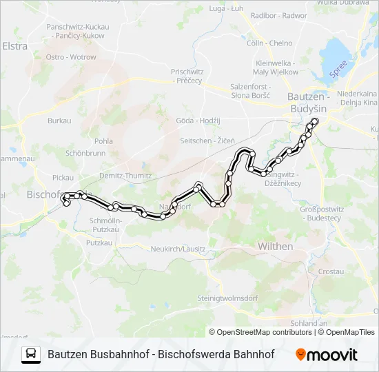 723 Bus Line Map
