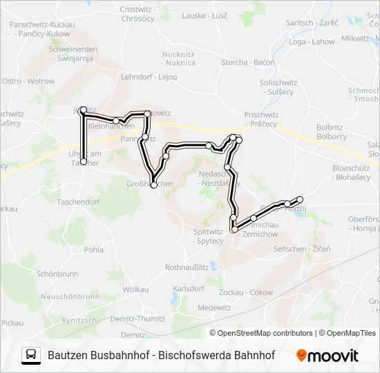 Автобус 738: карта маршрута