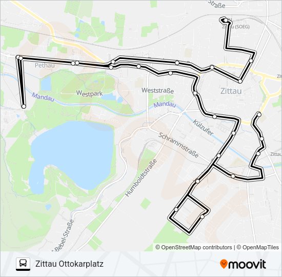 Автобус 2: карта маршрута