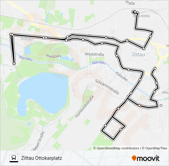 2 Bus Line Map