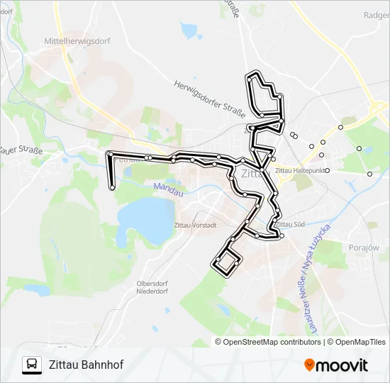 2 Bus Line Map