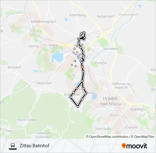 3 Bus Line Map