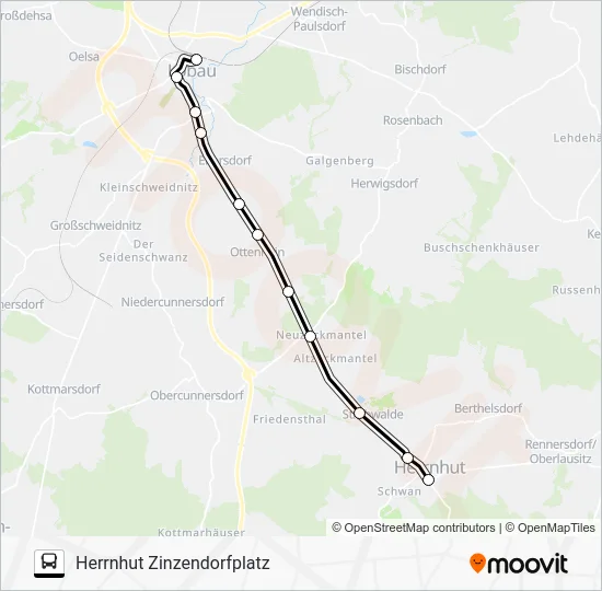 Автобус 10: карта маршрута