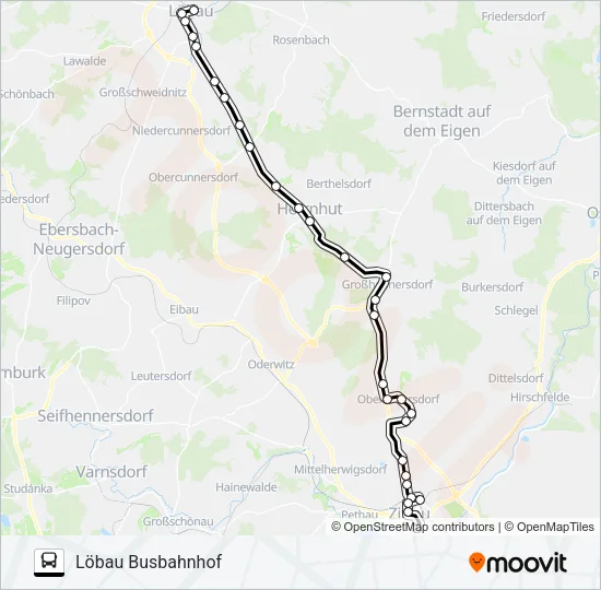 10 Bus Line Map
