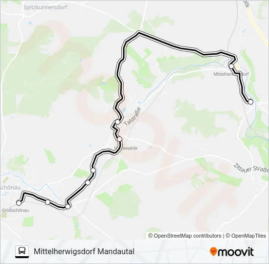 11 Bus Line Map