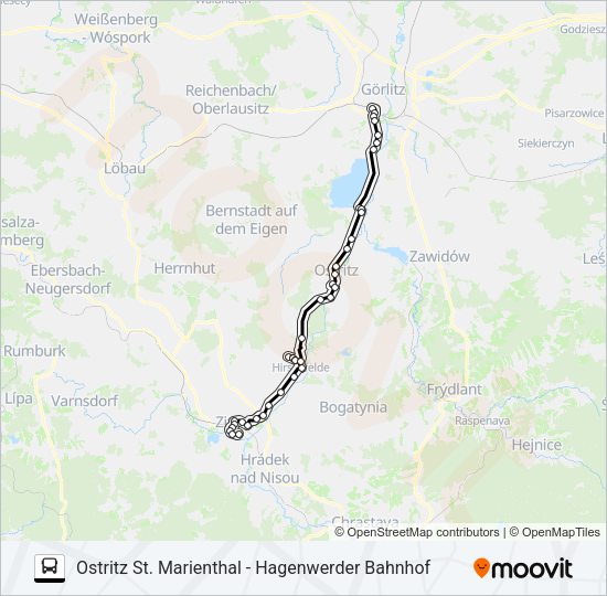 Автобус 12: карта маршрута