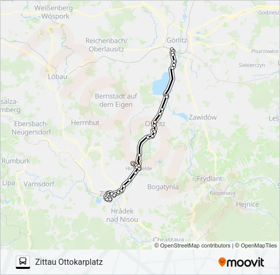 Автобус 12: карта маршрута