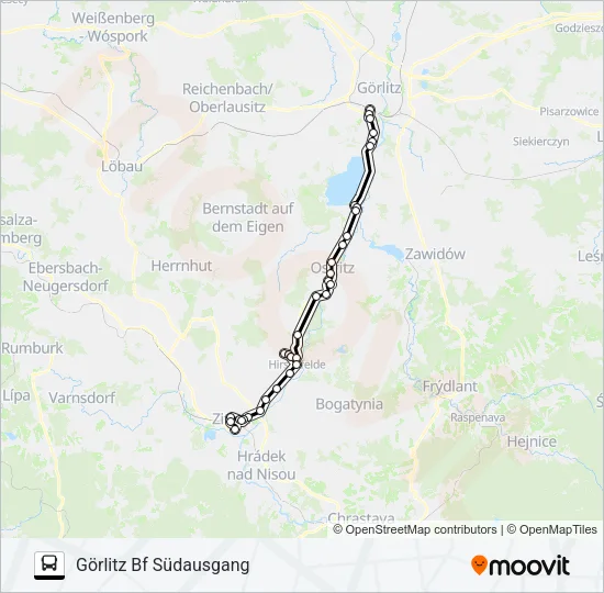 12 Bus Line Map