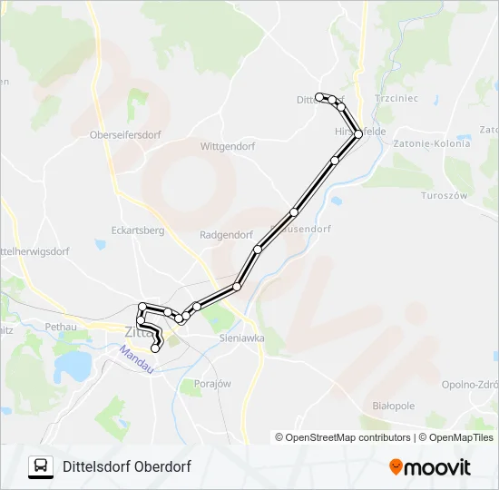 12 Bus Line Map