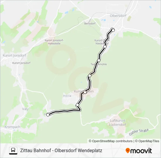 Автобус 16: карта маршрута