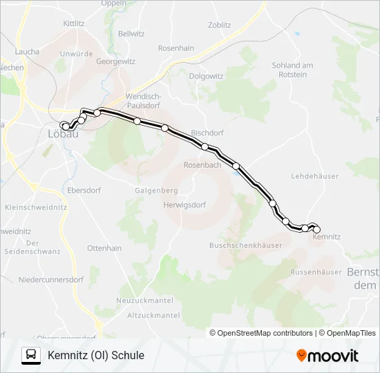 32 Bus Line Map