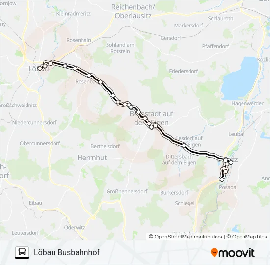 32 Bus Line Map