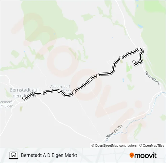 67 Bus Line Map