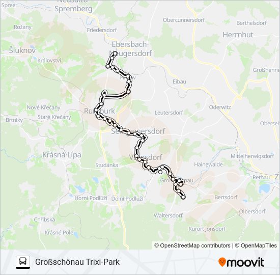 Автобус 512401: карта маршрута