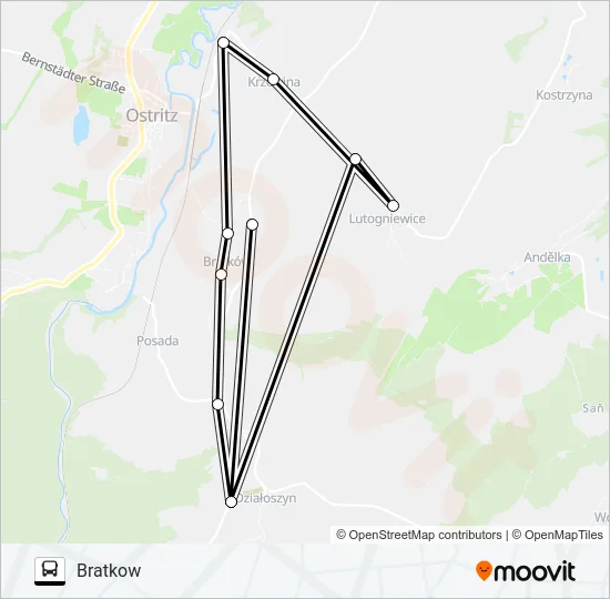 839 Bus Line Map