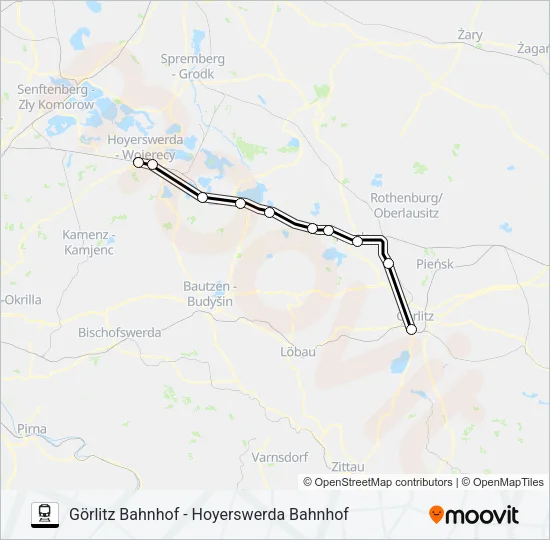 RB64 Train Line Map