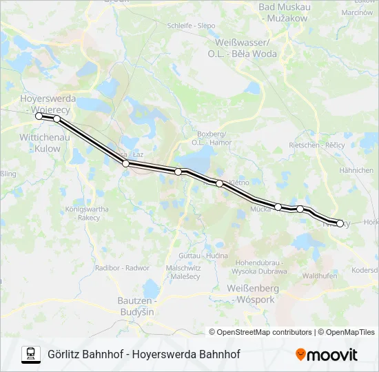 RB64 Train Line Map
