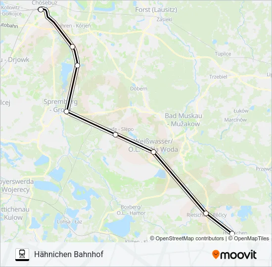 RB65 Train Line Map