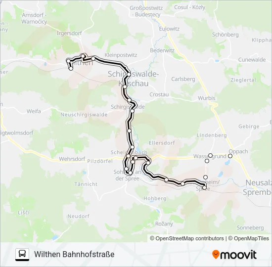726 Bus Line Map