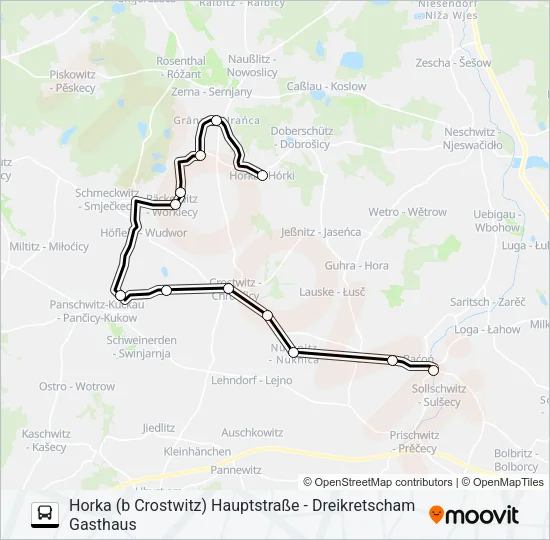 Автобус 709: карта маршрута