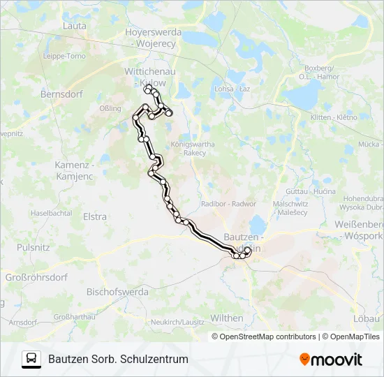 Автобус 711: карта маршрута