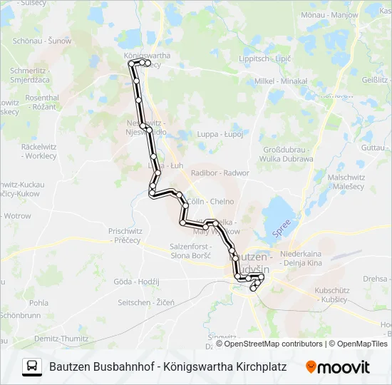 Автобус 712: карта маршрута