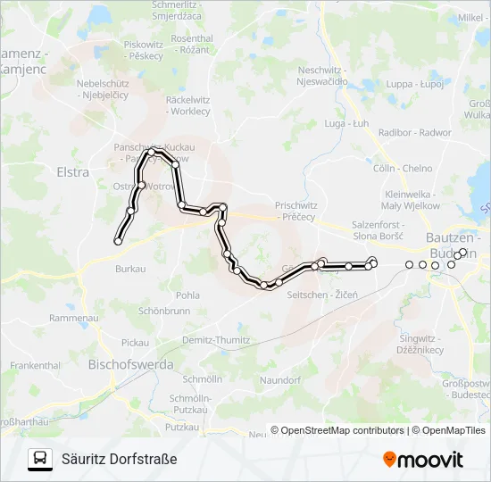 Автобус 720: карта маршрута