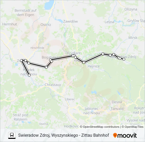 691 Bus Line Map