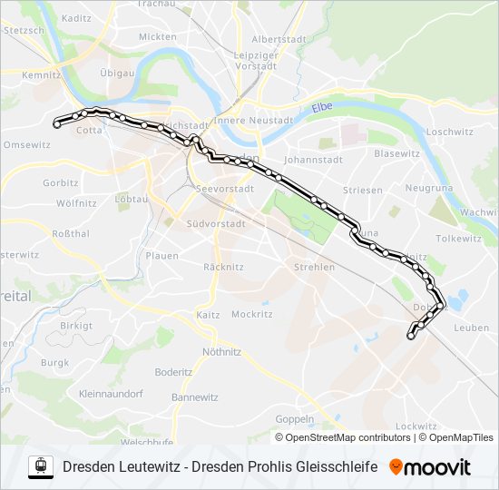 1 Route: Schedules, Stops & Maps - Reick (updated)