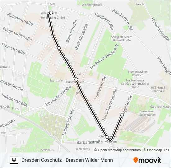 3 Light Rail Line Map
