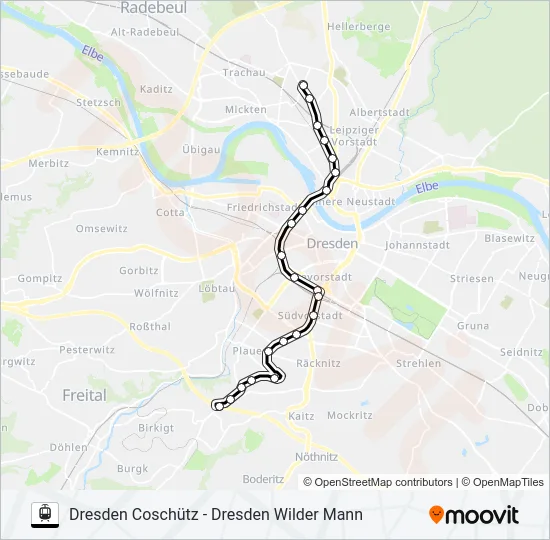 3 Light Rail Line Map