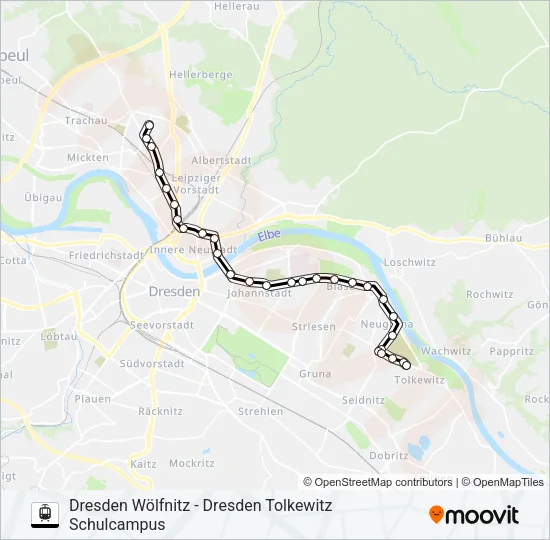 6 Light Rail Line Map