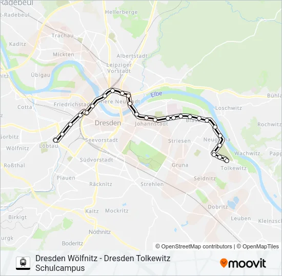 6 Light Rail Line Map