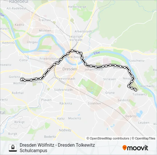 6 Light Rail Line Map