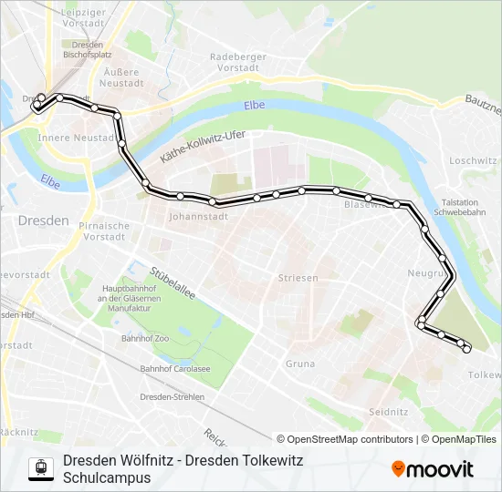 6 Light Rail Line Map