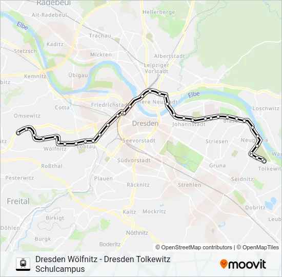 6 Light Rail Line Map