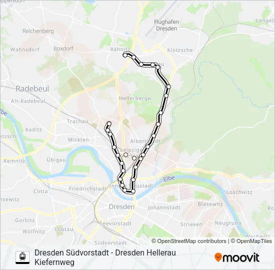 8 Light Rail Line Map