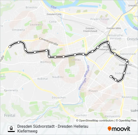 8 Light Rail Line Map