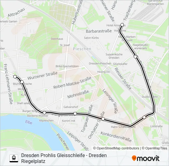 13 Light Rail Line Map