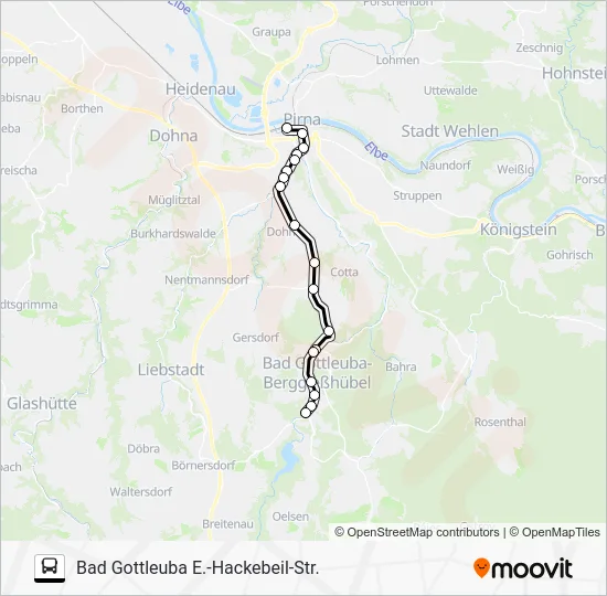 Автобус 219: карта маршрута