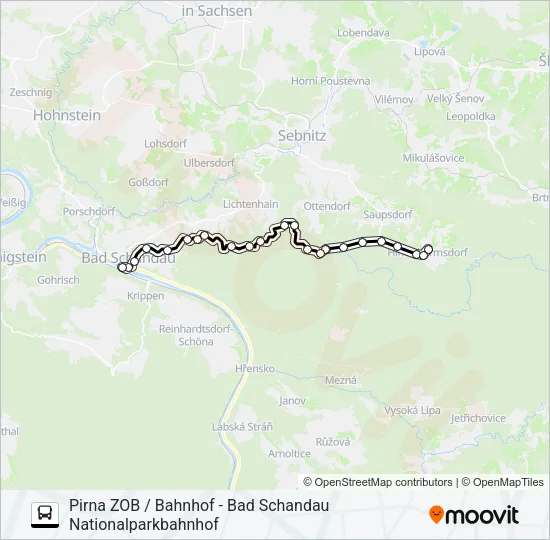 241 Bus Line Map