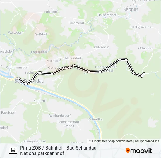 241 Bus Line Map