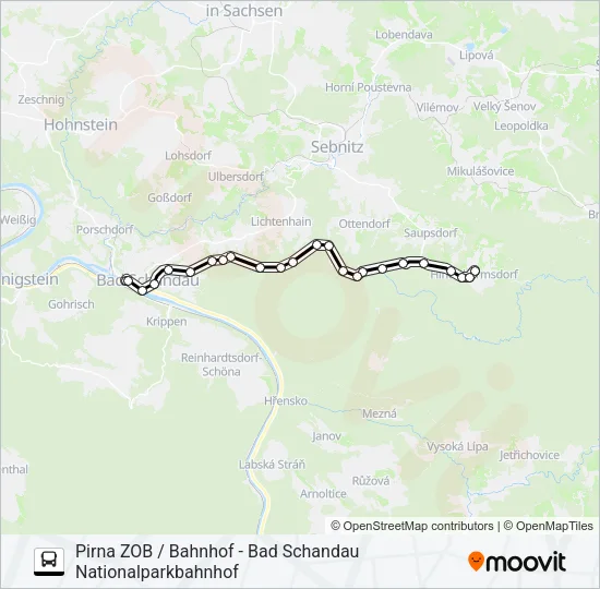 241 Bus Line Map