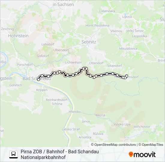 241 Bus Line Map