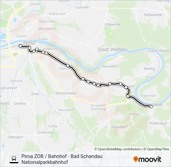 241 Bus Line Map